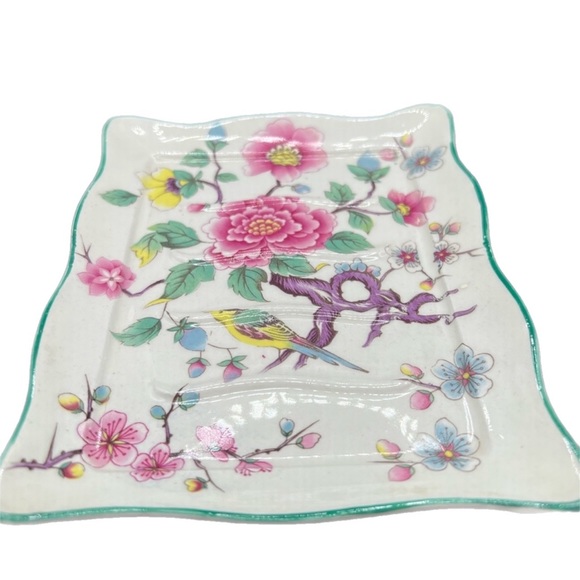 🍎OLD FOLEY Vintage Chesse Covered Dish🦜🌿 - Picture 4 of 7